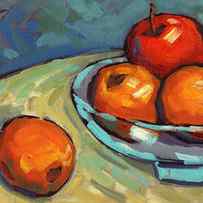 Bowl of Fruit 2 by Konnie Kim