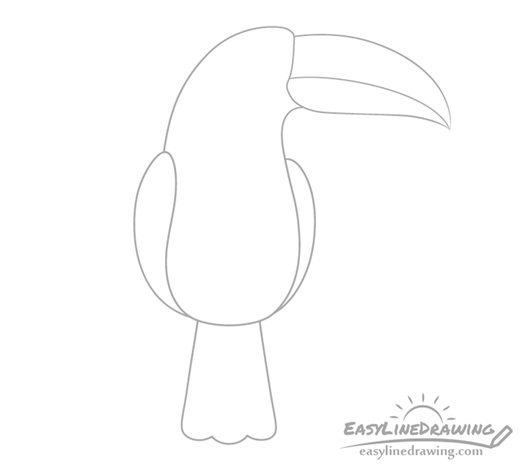 How to Draw a Toucan Step by Step
