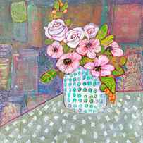 Emily Roses Flowers by Blenda Studio