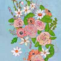 Victoria Rose Flowers by Blenda Studio