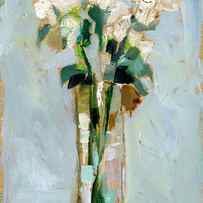 White Floral Arrangement Ii by Ethan Harper