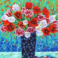 Bouquet Celebration I by Carolee Vitaletti