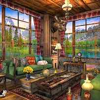 Mount Cabin View by MGL Meiklejohn Graphics Licensing