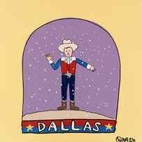 Dallas Snow Globe by Brian Nash