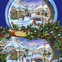 Christmas Snow Globe by MGL Meiklejohn Graphics Licensing
