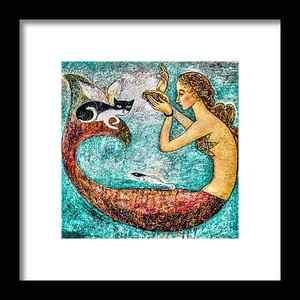 Beautiful Mermaid Framed Prints