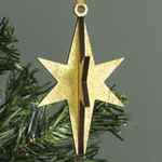 3D Wooden Christmas Star Tree Decoration