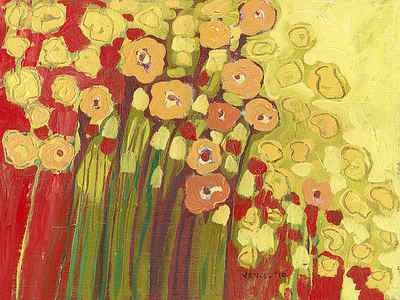 Wall Art - Painting - Meadow in Bloom by Jennifer Lommers