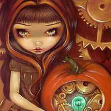 A Clockwork Pumpkin by Jasmine Becket-Griffith