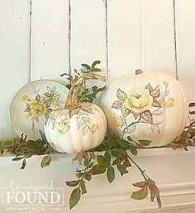 faux finish, farmhouse style, thrifted, diy decorating, Thanksgiving, pumpkins, fall, DIY, painting, boho style,neutrals, painting, colorful home, garden art, fall, fall decorating, fall decor, pumpkins, pumpkin decor, pumpkin decorating, painted pumpkins, home decor, decorating, autumn decor, thanksgiving decor, thanksgiving, october decor, november decor, chinoiserie painted pumpkins, toile painted pumpkins, blue and white painted pumpkins, brown toile, neutral home decor, fall leaves, fall florals, fall trends 2021.