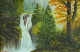 Waterfall in Forest thumb