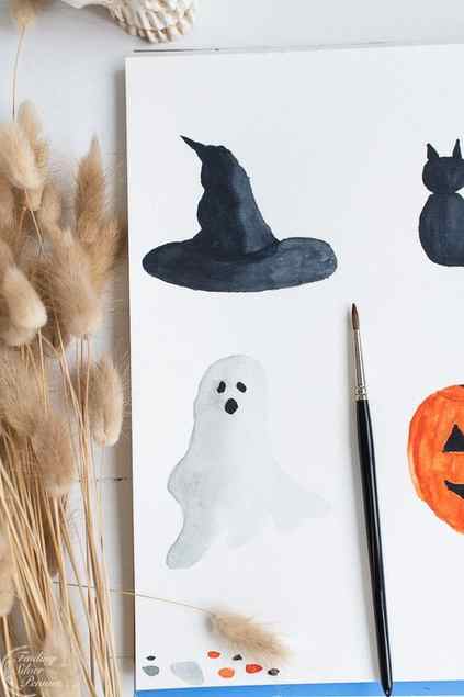 halloween painting ideas