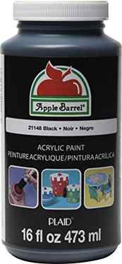 Apple Barrel Acrylic Paint in Assorted Colors (16 Ounce), 21148 Black #1