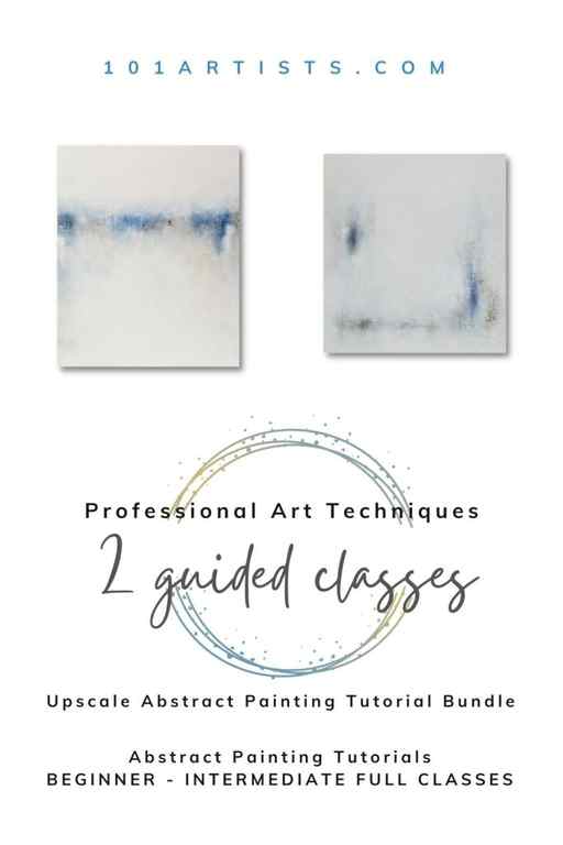 Guided step-by-step tutorials for beginners, painting with acrylics