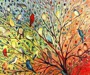 Cardinal Bird Paintings