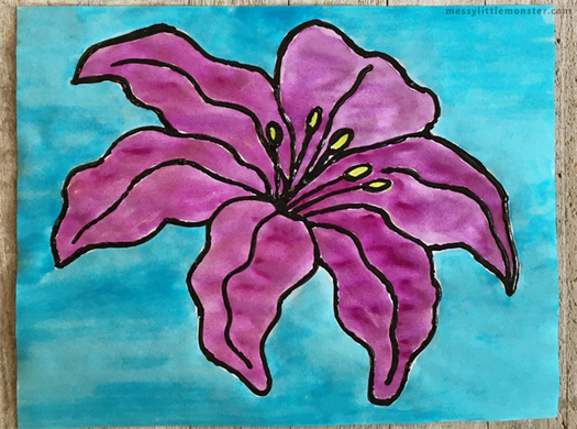 Georgia O Keeffe Flower Painting - Mother's Day painting Ideas
