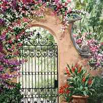 Vizcaya Garden by Laurie Snow Hein