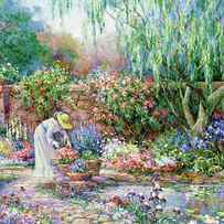 1187 Her Garden by Barbara Mock