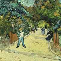 Entrance to the Public Gardens in Arle by Vincent van Gogh