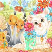 Country Cottage Friends by Cb Studios
