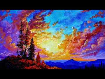 That Sunset You Loved: Here's How to Paint It   Acrylic Paint Night at Home