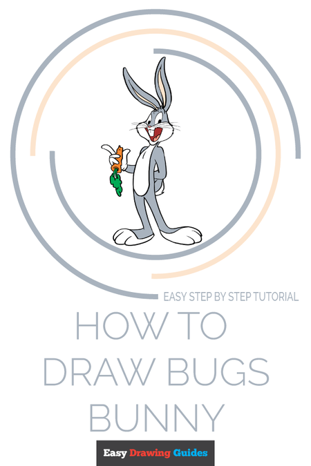 How to Draw Bugs Bunny Pinterest Image