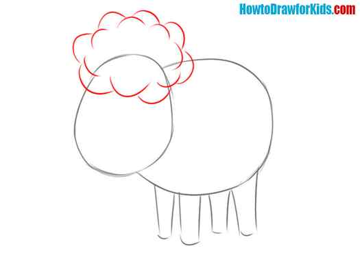 how easy to draw a sheep