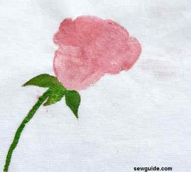 simple rose painting