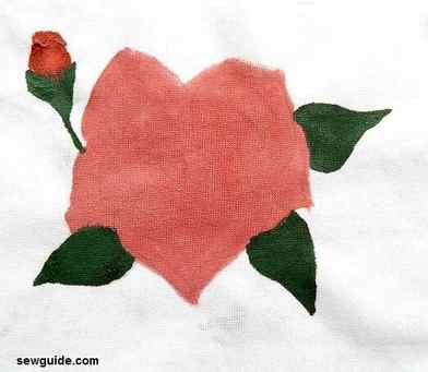 how to paint a simple rose