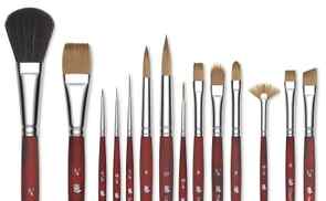 paint brushes for acrylics and oils