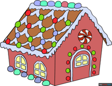 How to Draw a Gingerbread House Featured Image