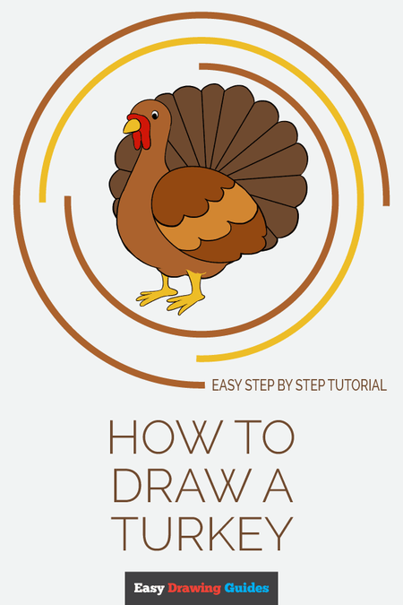 How to Draw a Turkey | Share to Pinterest