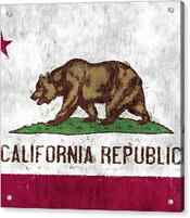 California Flag by World Art Prints And Designs
