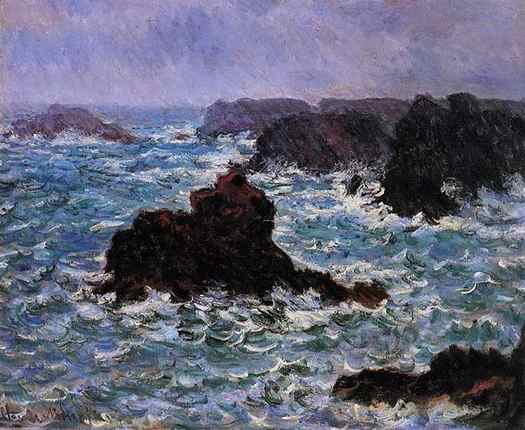 Claude Monet, Belle-Ile, Rain Effect, 1886