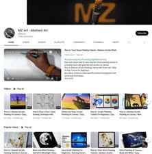 MZ Art - Abstract Art Youtube Channel