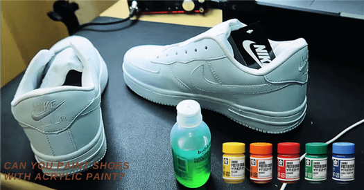 Can You Paint Shoes With Acrylic Paint