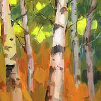 Aspen Trees by Diane McClary