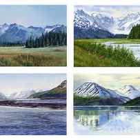 Alaska Landscape Poster 2 by Sharon Freeman