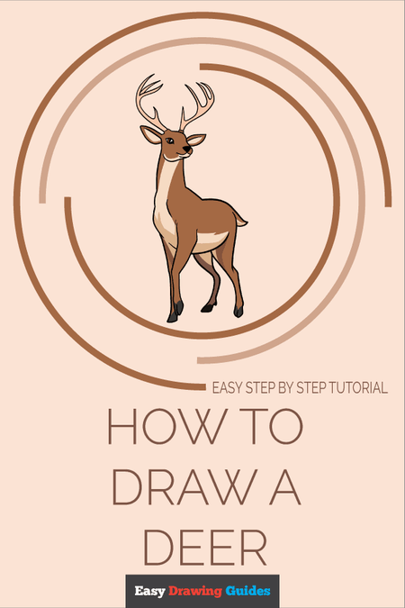 How to Draw a Deer Pinterest Image