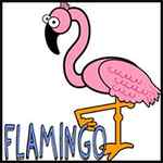 How to Draw Cartoon Pink Flamingos in Easy Steps Lesson