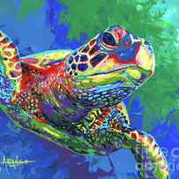 Giant Sea Turtle by Maria Arango