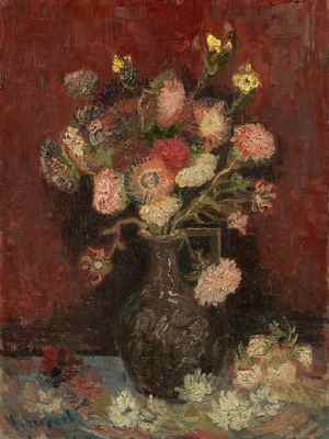 Vincent van Gogh, Vase with Chinese Asters and Gladioli, 1886