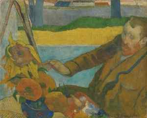 Paul Gauguin, Vincent van Gogh Painting Sunflowers, 1888