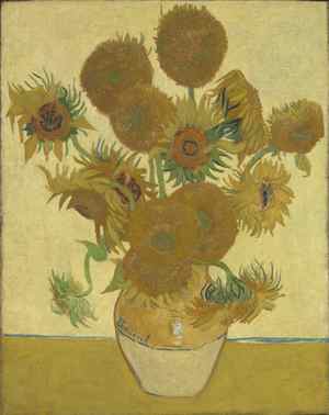 Vincent van Gogh, 'Zonnebloemen', 1888. Collectie: National Gallery, Londen