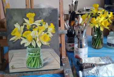Spring Daffodils by Ira Whittaker