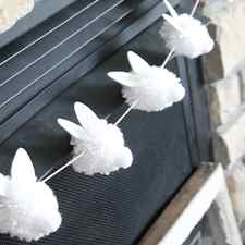 Easter Bunny Pom Pom Garland craft