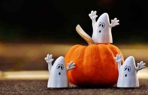 ghost pumpkins