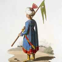 Ensign Bearer Of The Spahis, 1818 by English School