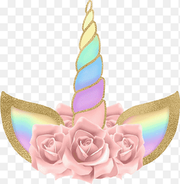 pink and multicolored floral unicorn horn, Unicorn Legendary creature Fairy tale, unicorn, computer, sticker png thumbnail