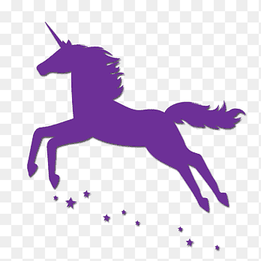 Unicorn Silhouette graphy, unicorn horn, horse, purple png thumbnail